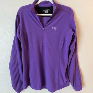 Arcteryx Fleece Quarter Zip Polartec Pullover Women’s Size Large, Vintage